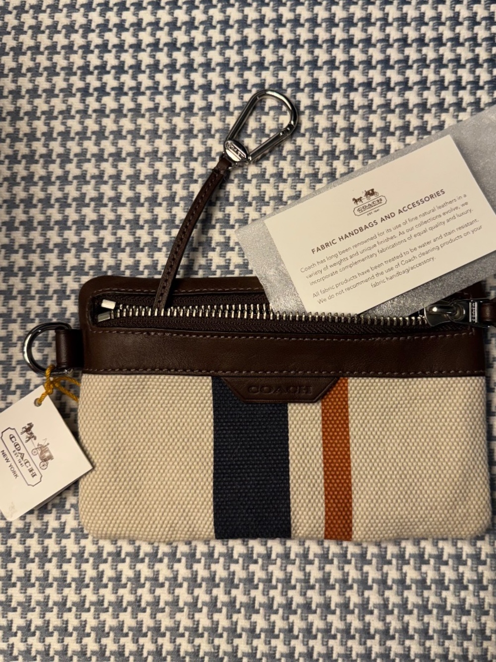 NWT Coach Zipper Coin Purse Wallet
